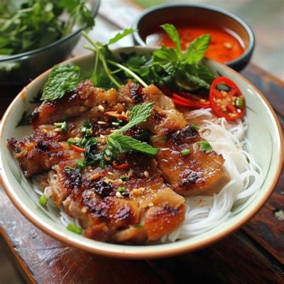  Bún Chả: La Symphonie Savoureuse de Pâtes au Vermicelle et de Viande Grillée Marinée à la Perfection!